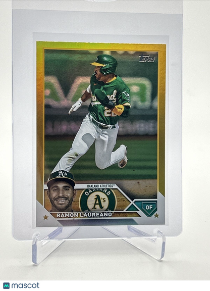 2023 Topps GOLD FOIL Ramón Laureano Baseball Card #581 FREE SHIPPING