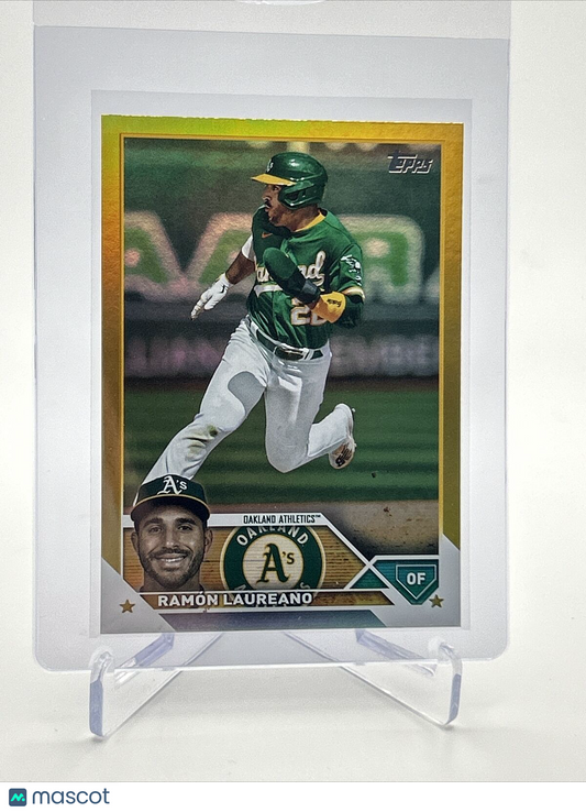 2023 Topps GOLD FOIL Ramón Laureano Baseball Card #581 FREE SHIPPING