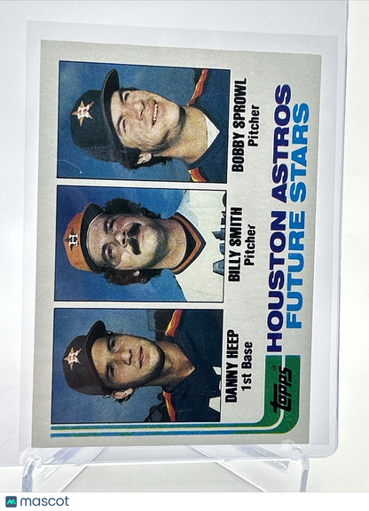 1982 Topps Astros Future Stars Rookie Baseball Card #441 NM-Mint FREE SHIPPING