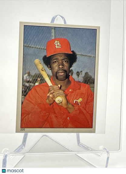 1981 Topps Stickers George Hendrick Baseball Card #220 NM-Mint FREE SHIPPING