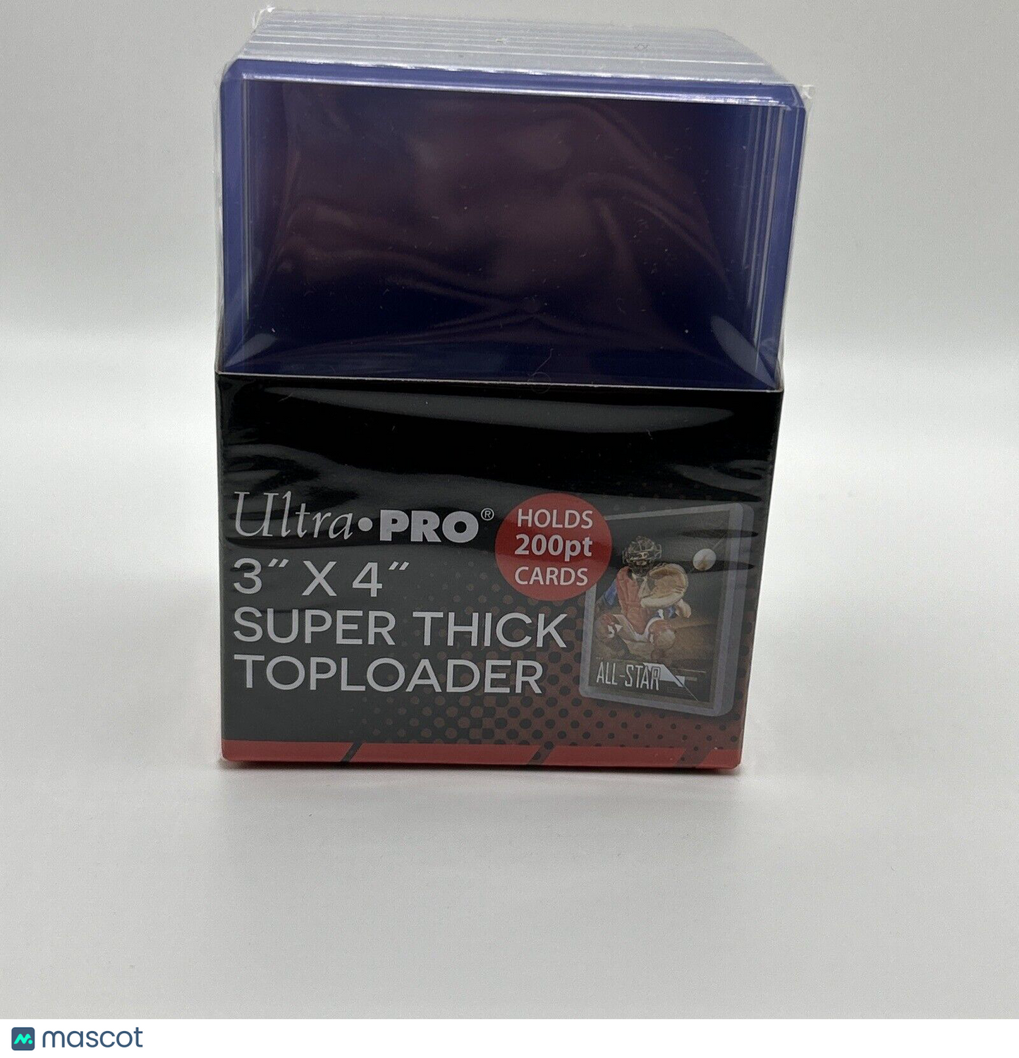 Ultra Pro 3X4 Super Thick Toploaders 1 Pack of 10 for up to 200pt Cards