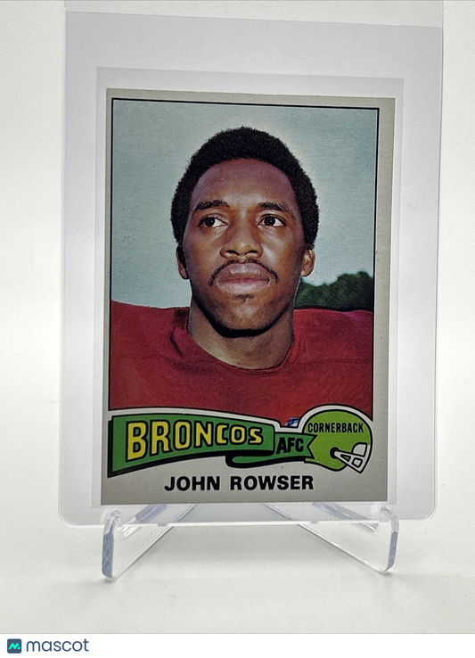 1975 Topps John Rowser Football Card #498 EX-MT Quality FREE SHIPPING