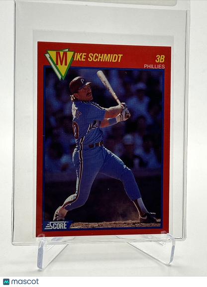 1989 Score Hottest 100 Mike Schmidt Baseball Card #76 Mint FREE SHIPPING