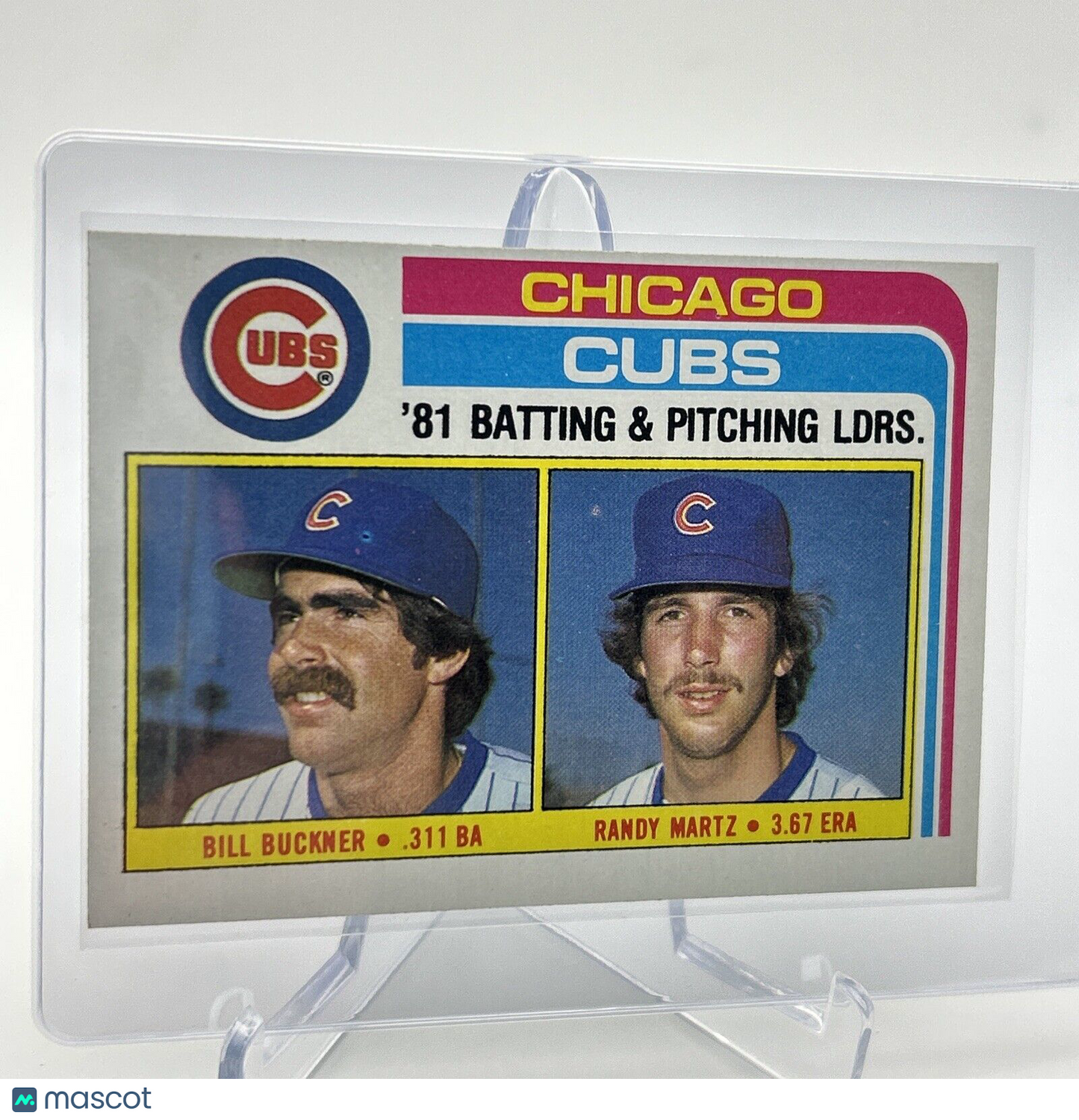 1982 Topps Cubs Leaders/Checklist Baseball Card #456 NM-Mint FREE SHIPPING