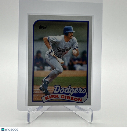 1989 Topps Kirk Gibson Baseball Card #340 Mint FREE SHIPPING