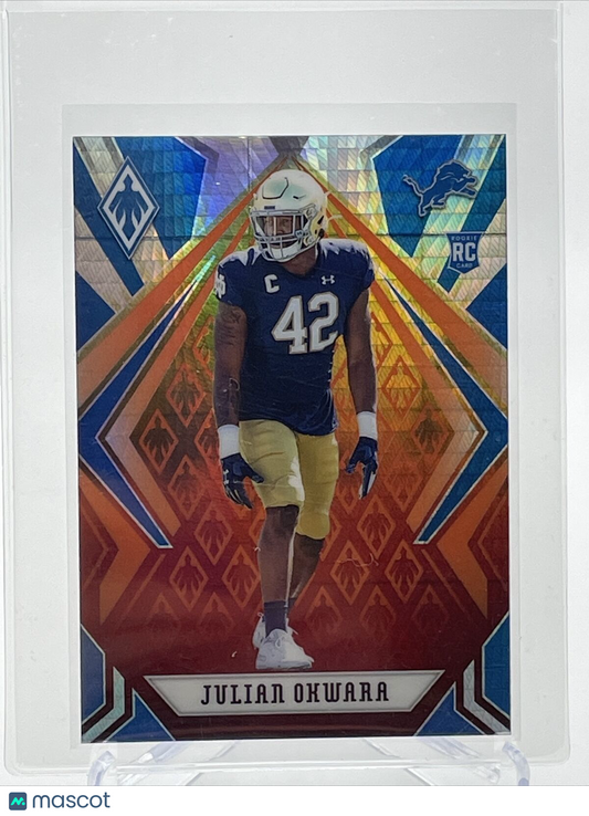 2020 Panini Phoenix FIRE BURST Julian Okwara Rookie #197 Mint FREE SHIPPING