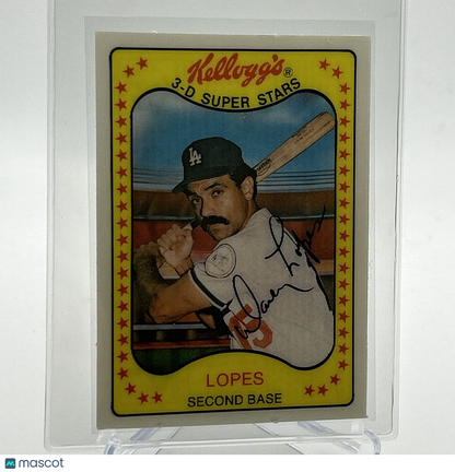 1981 Kellogg's Davey Lopes Baseball Card #29 NM-Mint FREE SHIPPING
