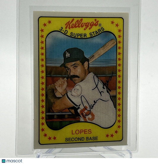 1981 Kellogg's Davey Lopes Baseball Card #29 NM-Mint FREE SHIPPING