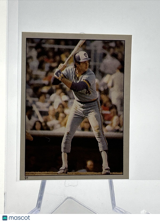 1981 Topps Stickers Paul Molitor Baseball Card #91 NM-Mint FREE SHIPPING