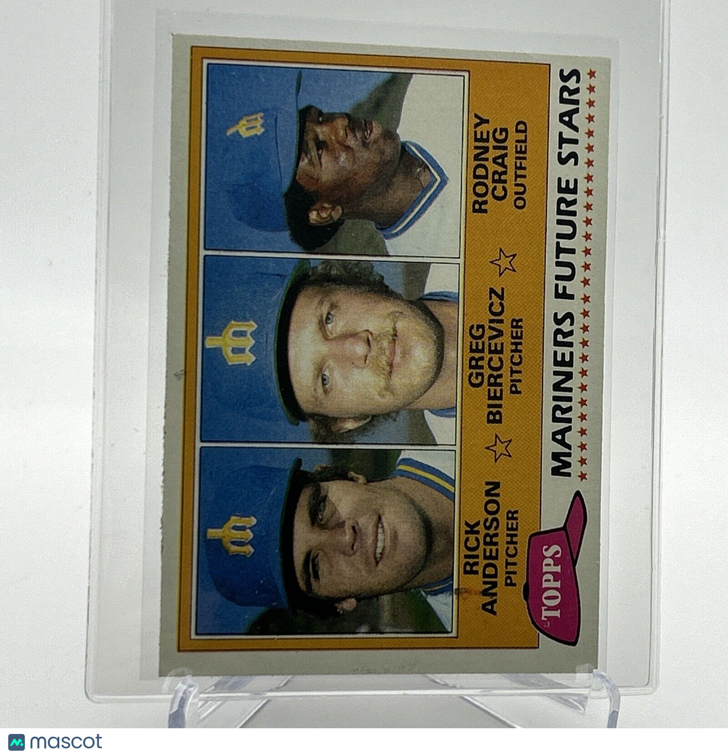1981 Topps Mariners Future Stars Rookie Baseball Card #282 NM-Mint FREE SHIPPING