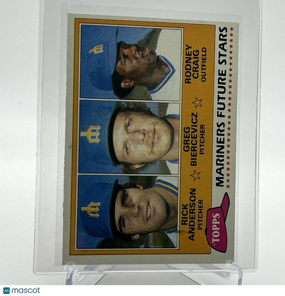 1981 Topps Mariners Future Stars Rookie Baseball Card #282 NM-Mint FREE SHIPPING