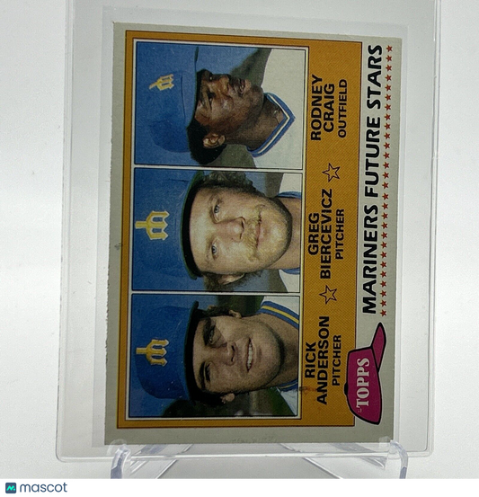 1981 Topps Mariners Future Stars Rookie Baseball Card #282 NM-Mint FREE SHIPPING