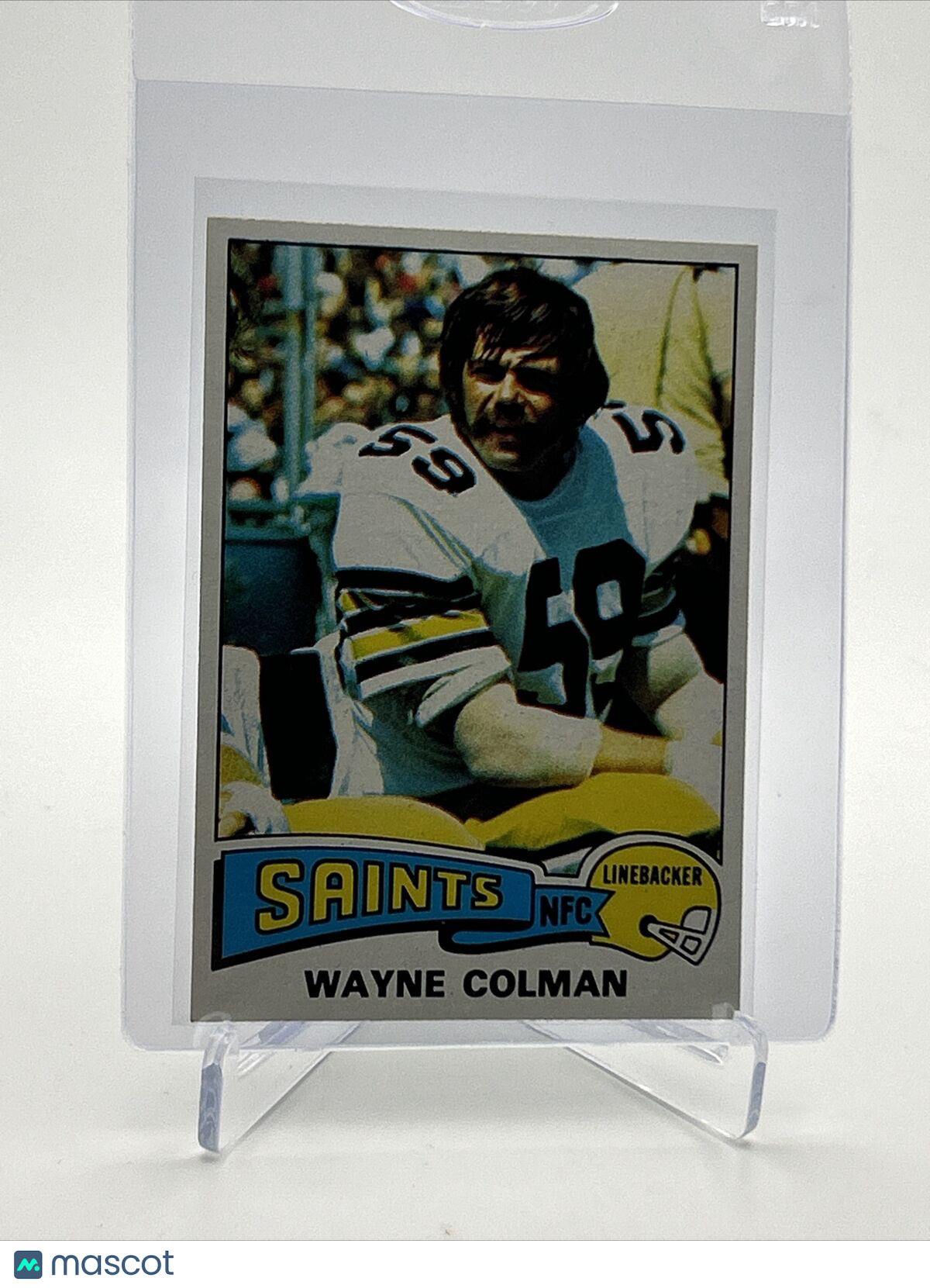 1975 Topps Wayne Colman Football Card #494 NM Quality FREE SHIPPING