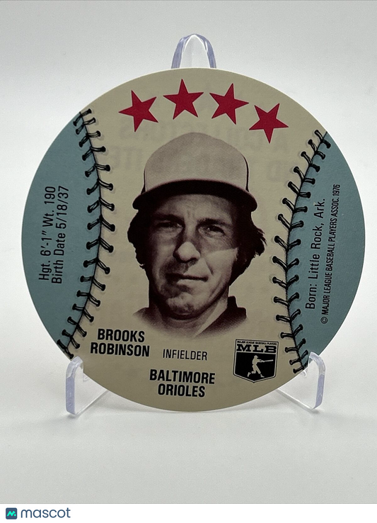 1976 Isaly's Sweet William Disc Brooks Robinson Card NM-MT FREE SHIPPING