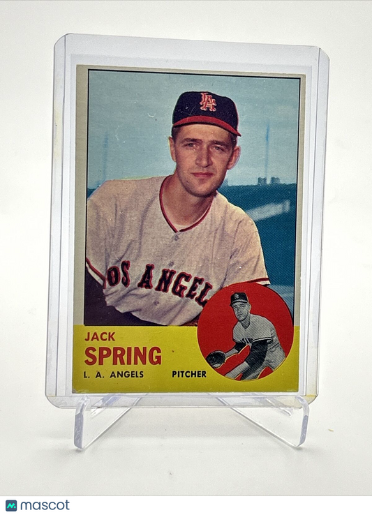 1963 Topps Jack Spring Baseball Card #572 EX Quality FREE SHIPPING