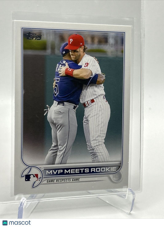 2022 Topps Bryce Harper and Wander Franco Rookie Card #367 Mint FREE SHIPPING