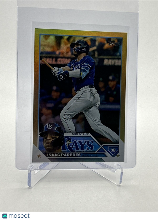 2023 Topps GOLD FOIL Isaac Paredes Baseball Card #621 FREE SHIPPING