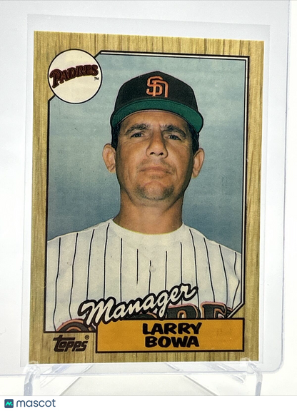 1987 Topps Traded TIFFANY Larry Bowa Baseball Card #8T NM-MT FREE SHIPPING