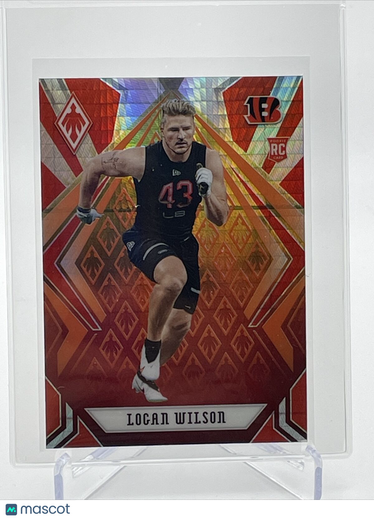 2020 Panini Phoenix FIRE BURST Logan Wilson Rookie #198 Mint FREE SHIPPING