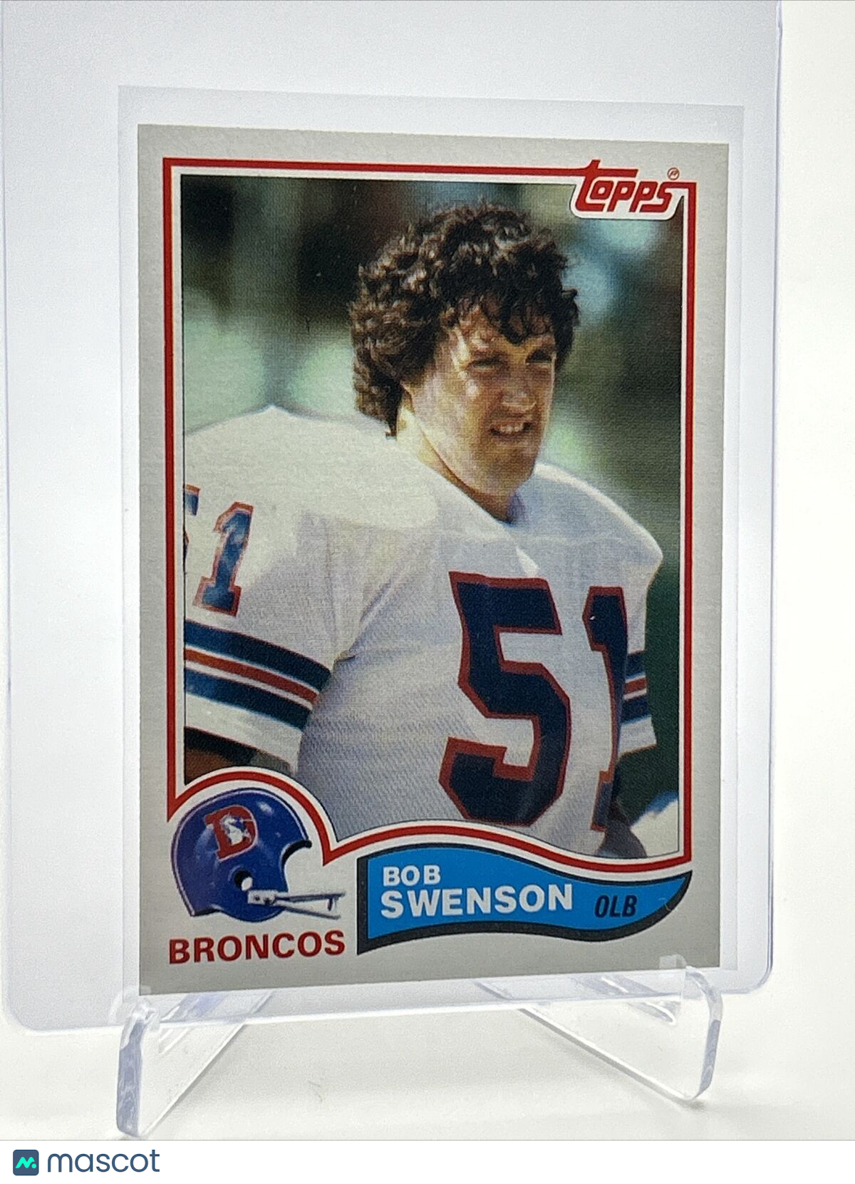 1982 Topps Bob Swenson Rookie Football Card #87 NM-MT FREE SHIPPING
