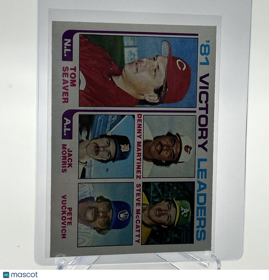 1982 Topps '81 Victory Leaders Baseball Card #165 NM-Mint FREE SHIPPING