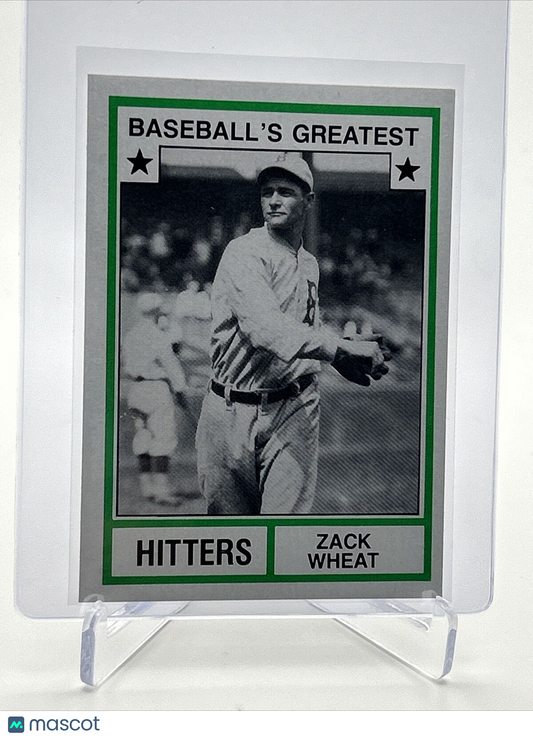 1982 TCMA Greatest Hitters Zack Wheat Baseball Card #36 Mint FREE SHIPPING
