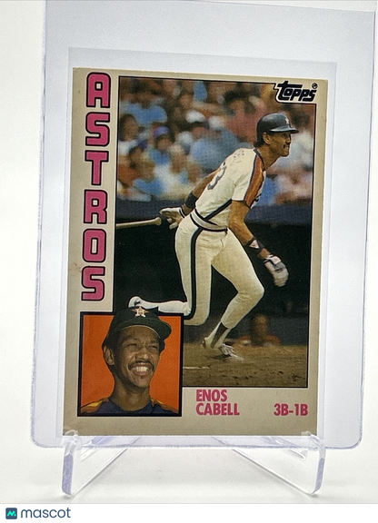 1984 Topps Traded TIFFANY Enos Cabell Card #21T NM-MT FREE SHIPPING