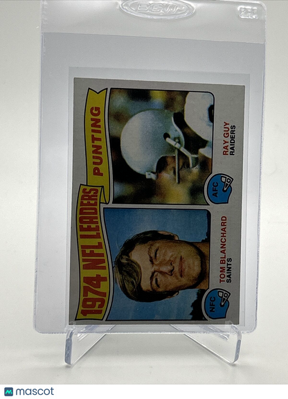 1975 Topps 1974 NFL Punting Leaders Football Card #6 NM Quality FREE SHIPPING