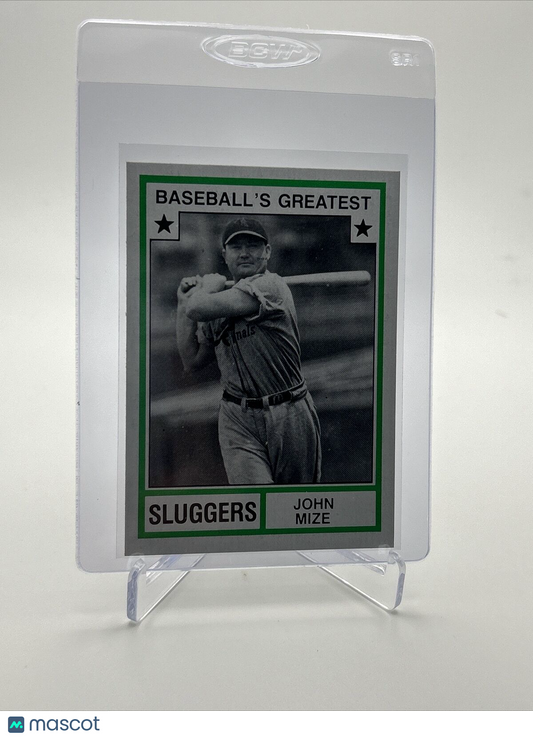 1982 TCMA Greatest Sluggers Johnny Mize Baseball Card #25 Mint FREE SHIPPING
