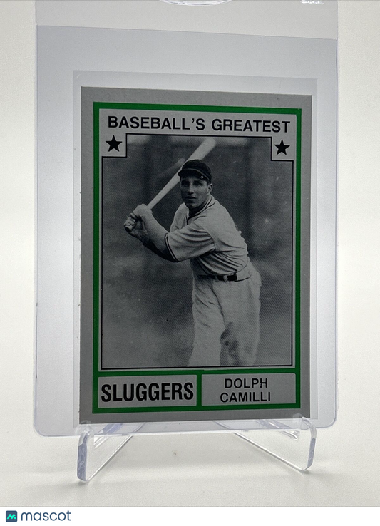 1982 TCMA Greatest Sluggers Dolph Camilli Baseball Card #34 Mint FREE SHIPPING