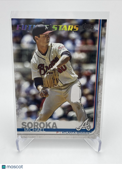 2019 Topps Michael Soroka Baseball Card #414 Mint FREE SHIPPING