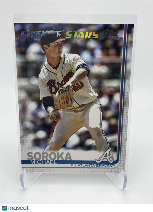 2019 Topps Michael Soroka Baseball Card #414 Mint FREE SHIPPING