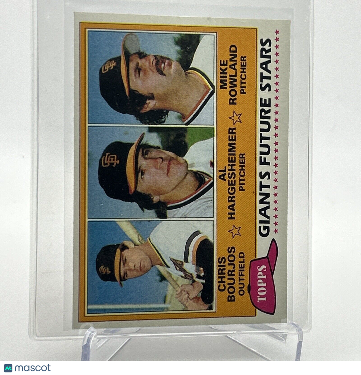 1981 Topps Giants Future Stars Rookie Baseball Card #502 NM-Mint FREE SHIPPING