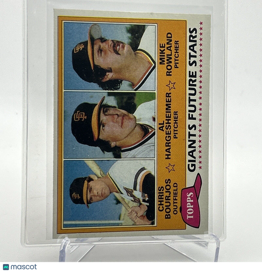 1981 Topps Giants Future Stars Rookie Baseball Card #502 NM-Mint FREE SHIPPING
