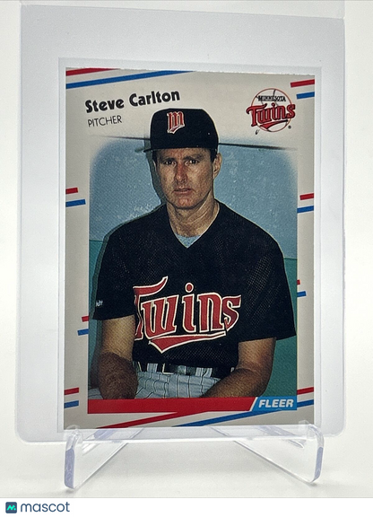 1988 Fleer Steve Carlton Baseball Card #7 Mint FREE SHIPPING