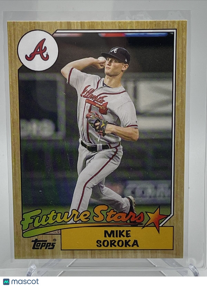 2020 Topps Throwback Thursday Mike Soroka Baseball Card #168 Mint FREE SHIPPING