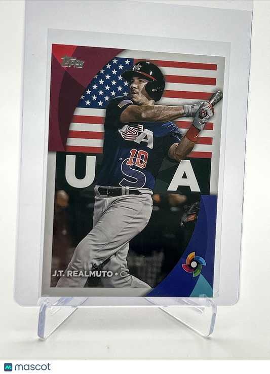 2023 Topps World Baseball Classic Stars J.T. Realmuto #WBC-32 FREE SHIPPING