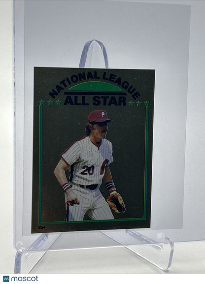 1981 Topps Stickers Mike Schmidt FOIL Baseball Card #254 NM-Mint FREE SHIPPING