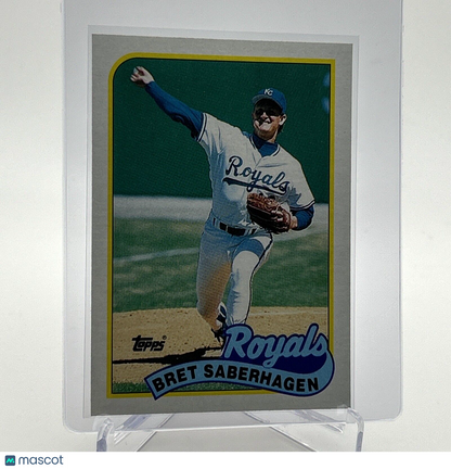1989 Topps Bret Saberhagen Baseball Card #750 Mint FREE SHIPPING