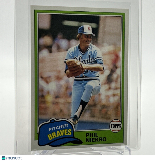 1981 Topps Phil Niekro Baseball Card #387 NM-Mint FREE SHIPPING