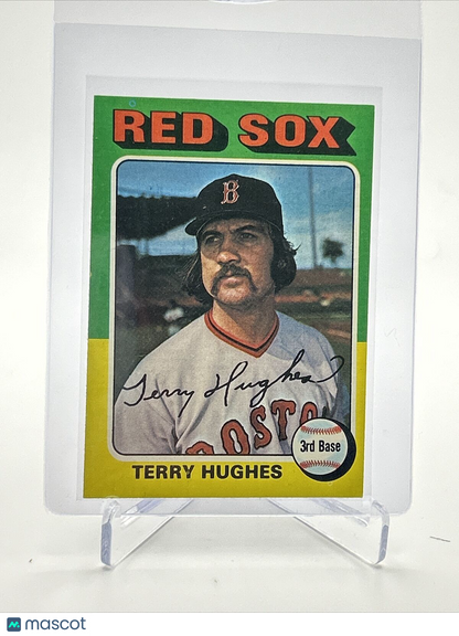 1975 Topps Terry Hughes Baseball Card #612 NM Quality FREE SHIPPING