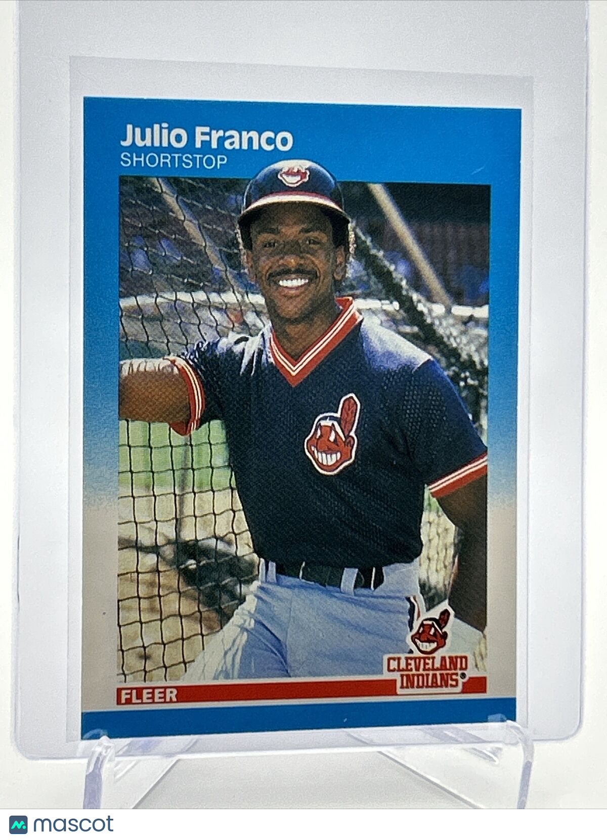 1987 Fleer Julio Franco Baseball Card #251 Mint FREE SHIPPING
