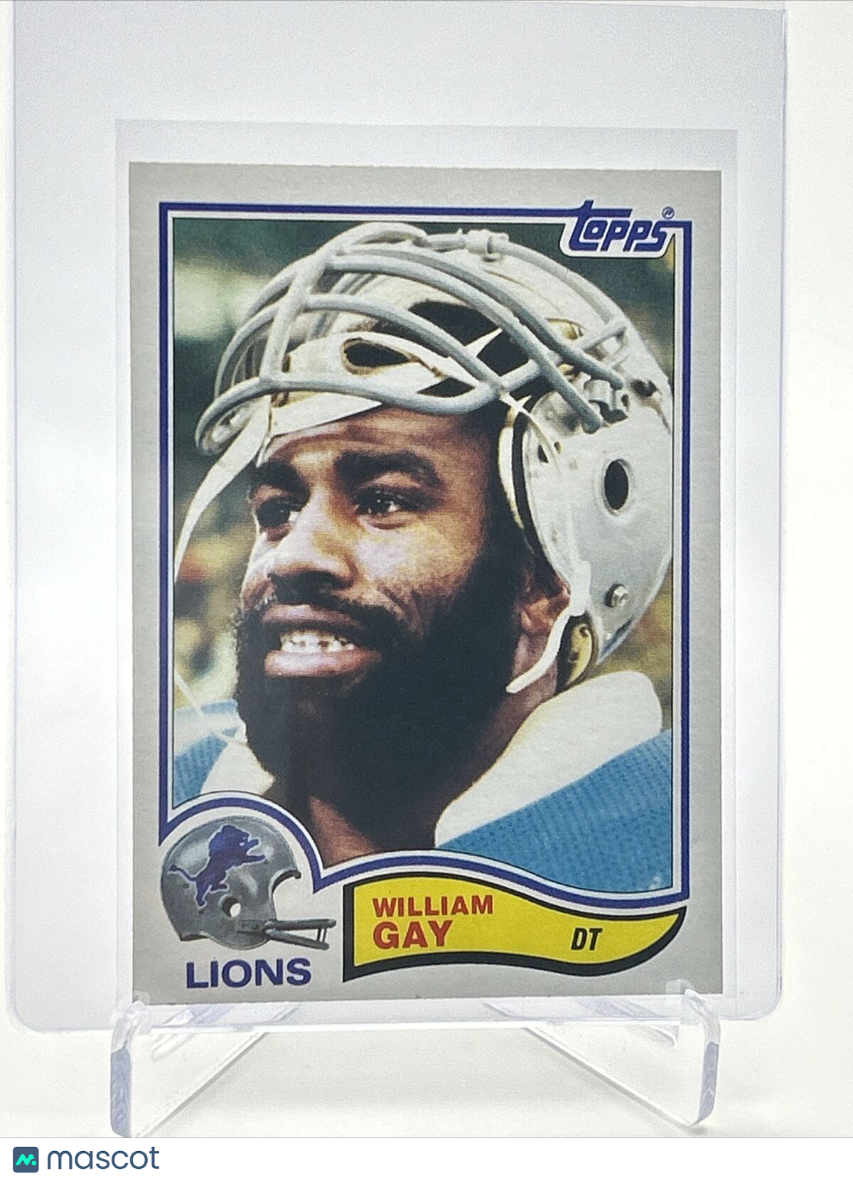 1982 Topps William Gay Rookie Football Card #339 NM-MT FREE SHIPPING