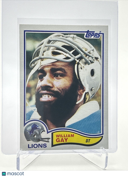 1982 Topps William Gay Rookie Football Card #339 NM-MT FREE SHIPPING
