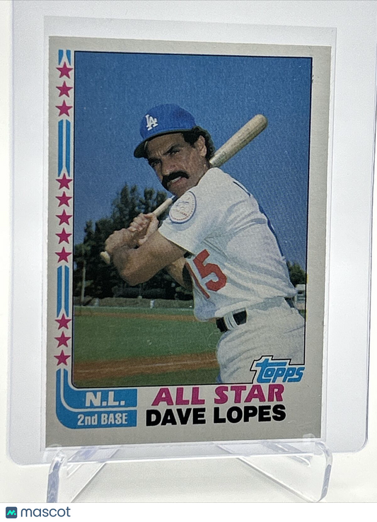 1982 Topps Dave Lopes Baseball Card #338 NM-Mint FREE SHIPPING