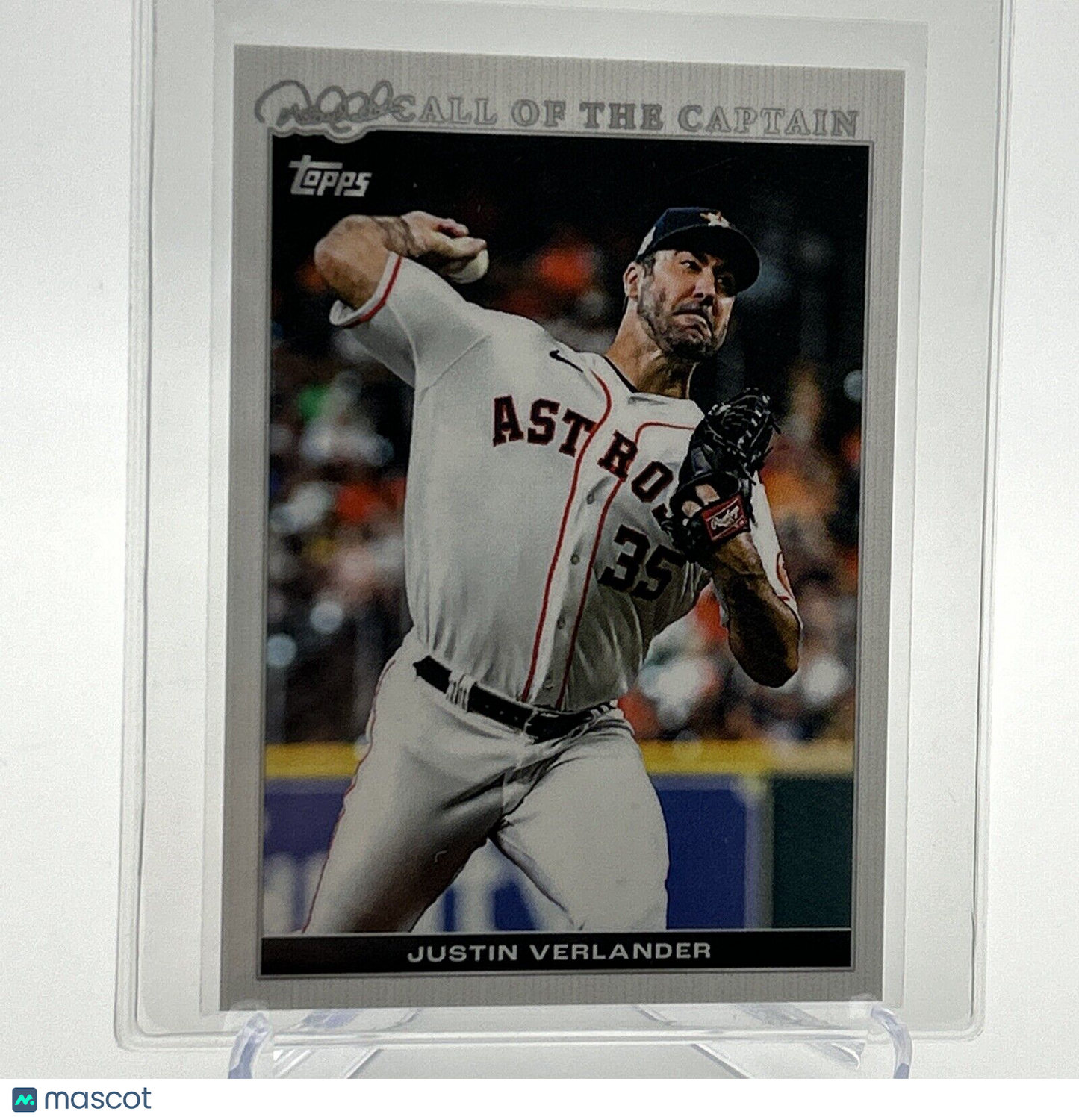 2022 Topps x Derek Jeter Justin Verlander Baseball Card #40 Mint FREE SHIPPING