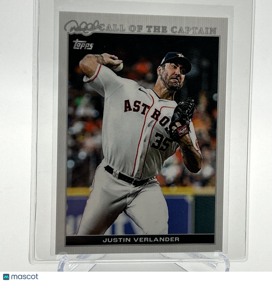 2022 Topps x Derek Jeter Justin Verlander Baseball Card #40 Mint FREE SHIPPING