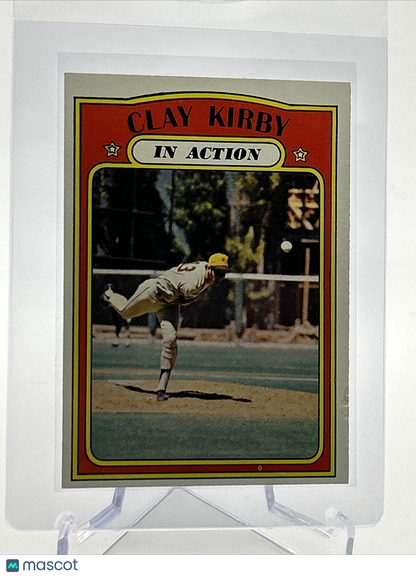 1972 Topps Clay Kirby Baseball Card #174 VG Quality FREE SHIPPING