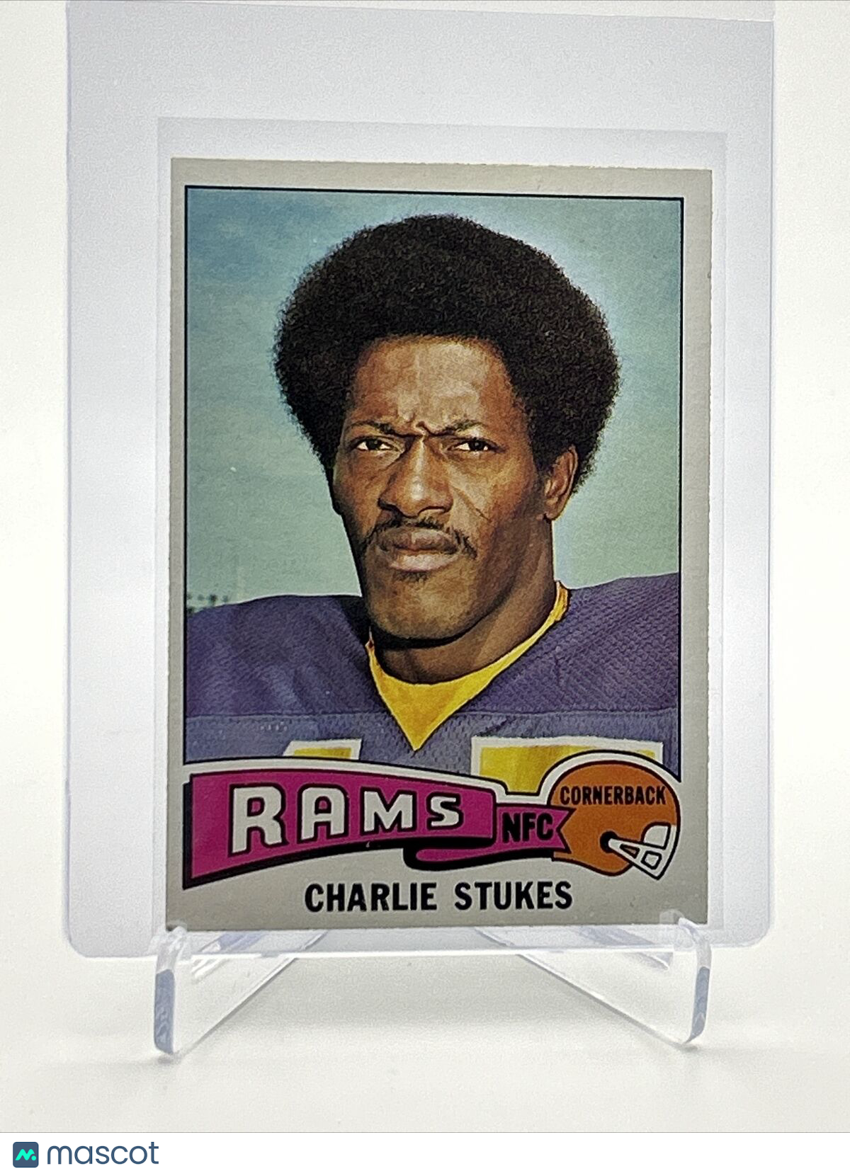 1975 Topps Charlie Stukes Football Card #66 EX Quality FREE SHIPPING