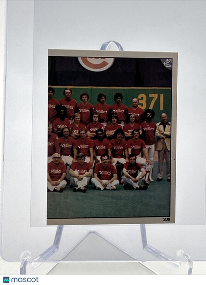 1981 Topps Stickers National League Pennant Winner #208 NM-Mint FREE SHIPPING